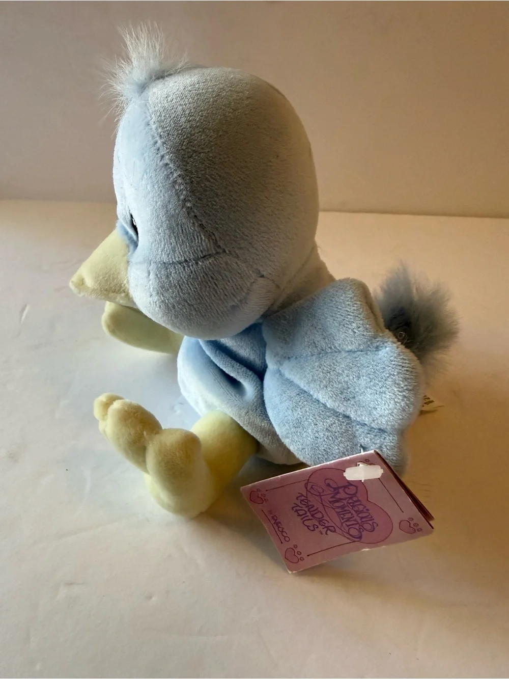 Precious Moments Tender Tails Soft Blue & Yellow Plush Bird Toy